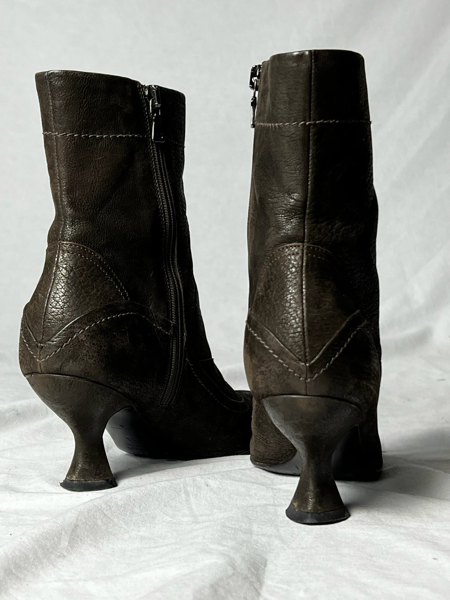 PRADA WESTERN KITTEN HEEL